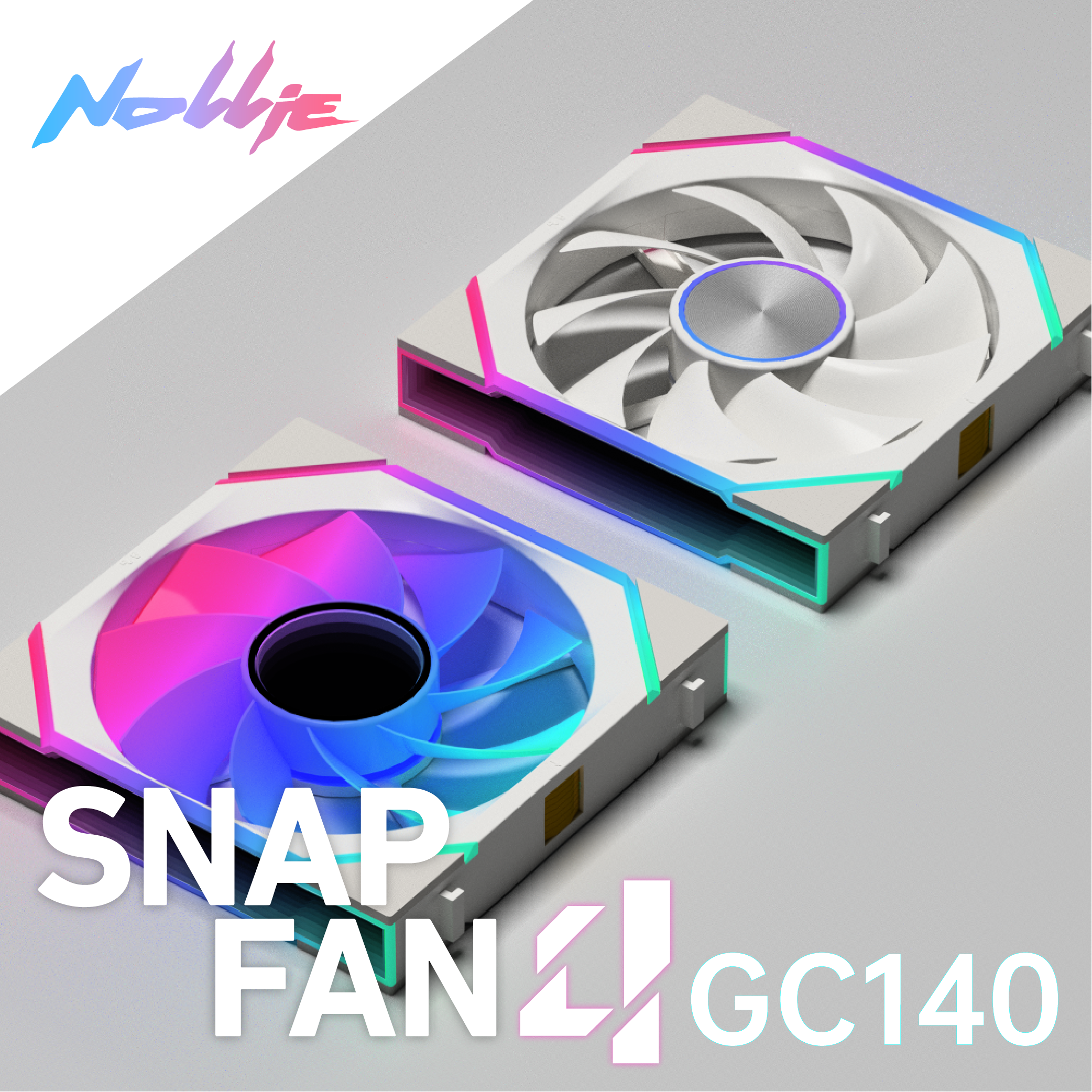 Argb Case Fan - Nollie FAN GC140 ARGB 140mm Fans