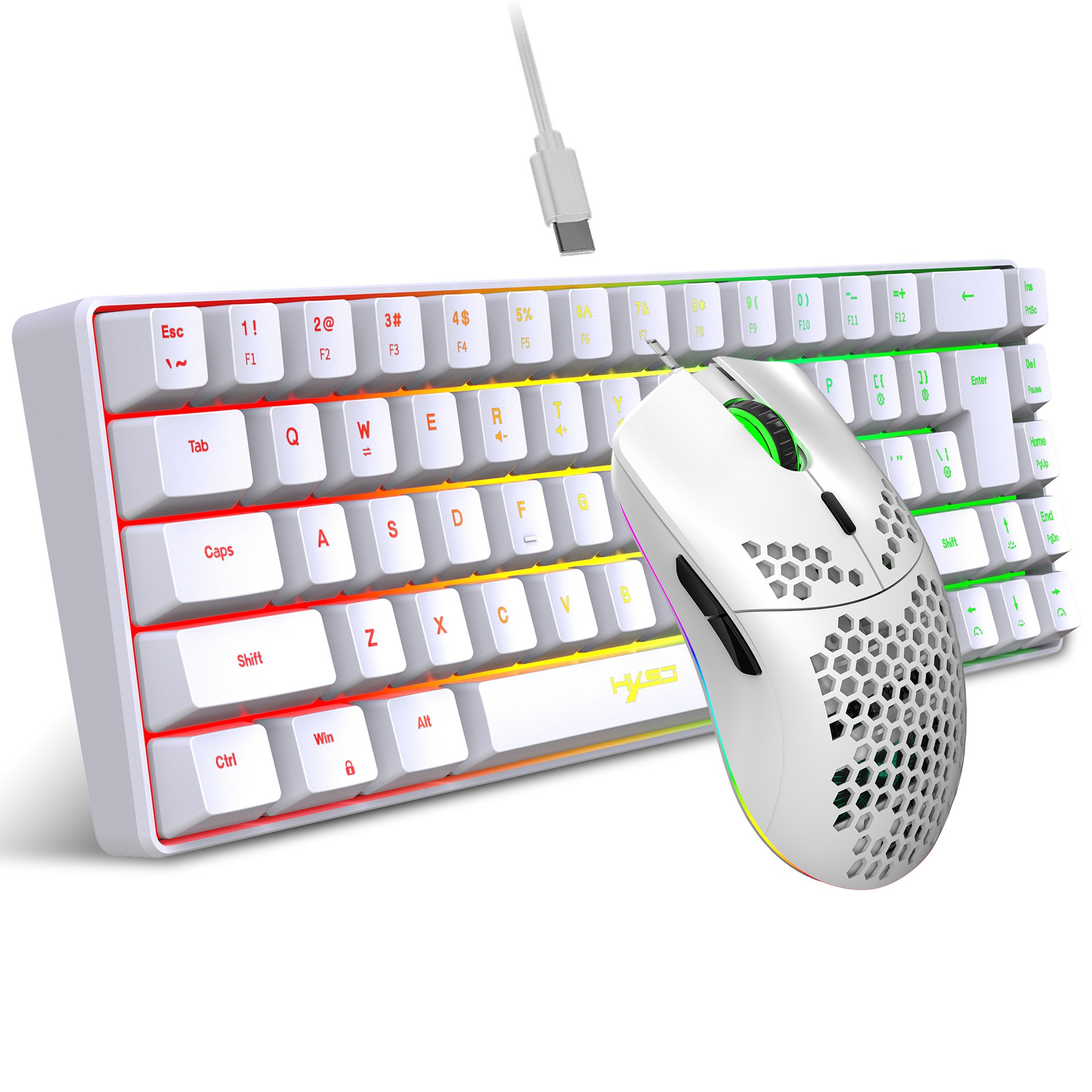 Pc Gaming Fullset - Keyboard and mouse 68key wired membrane