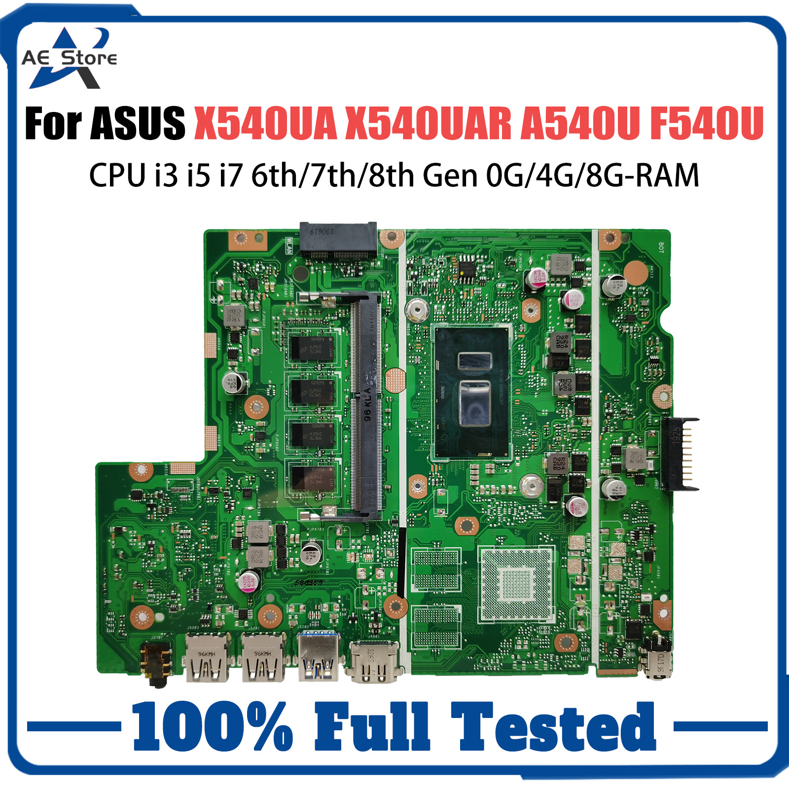Pc Gaming I5 - X540UA Laptop Motherboard For ASUS X540UAR