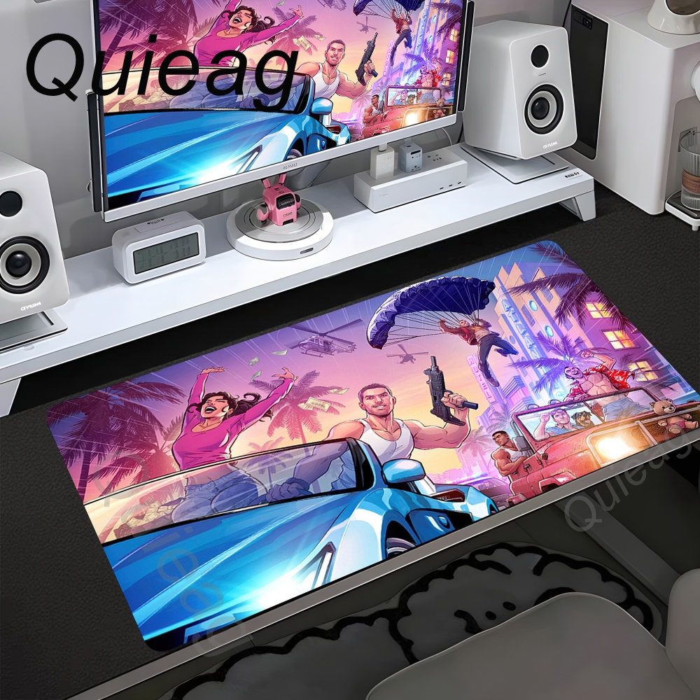 Pc Gaming Gta - Large Extended Mousepad Grand Theft Auto