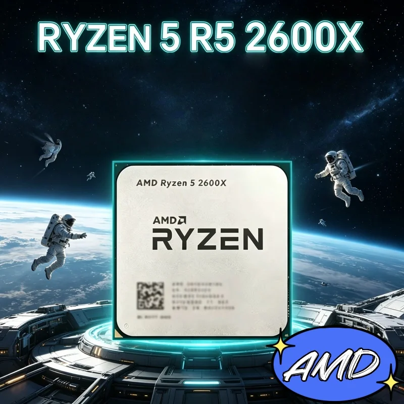 Pc Gaming Desk - Ryzen 5 2600X AMD Desktop Processor