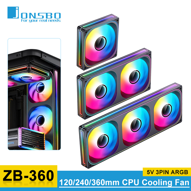 Argb Case Fan - Jonsbo ZB-120/240/360 Computer Case Fan 5V
