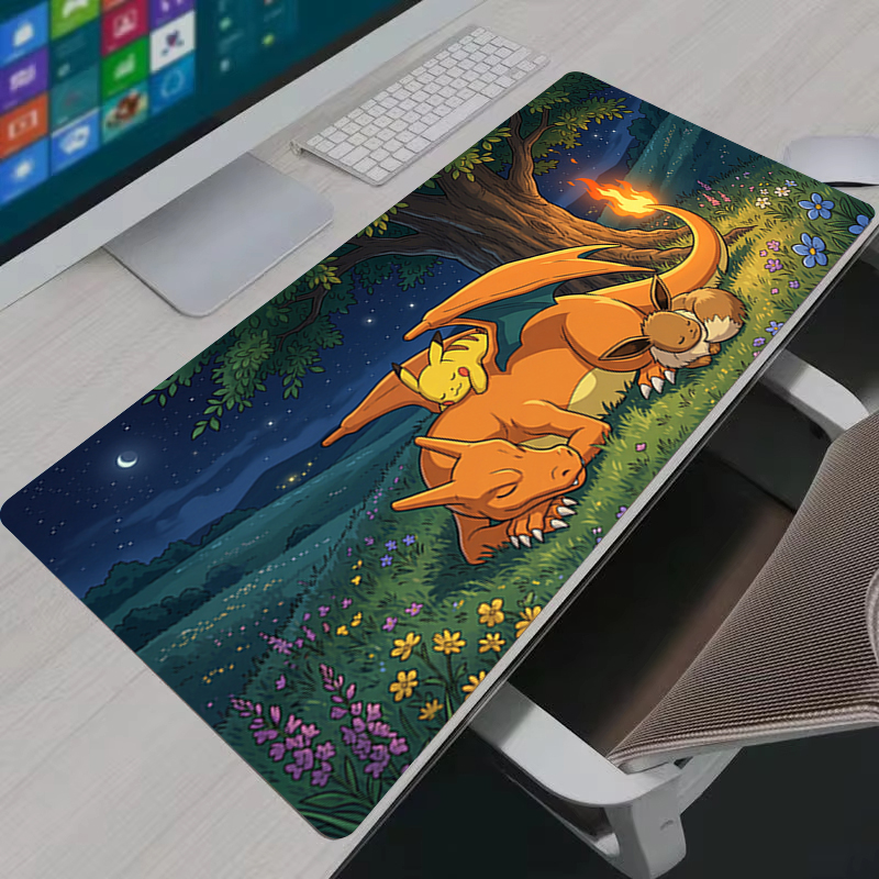 Pc Gaming Desk - Mouse Pad Anime PC Gamer Cabinet
