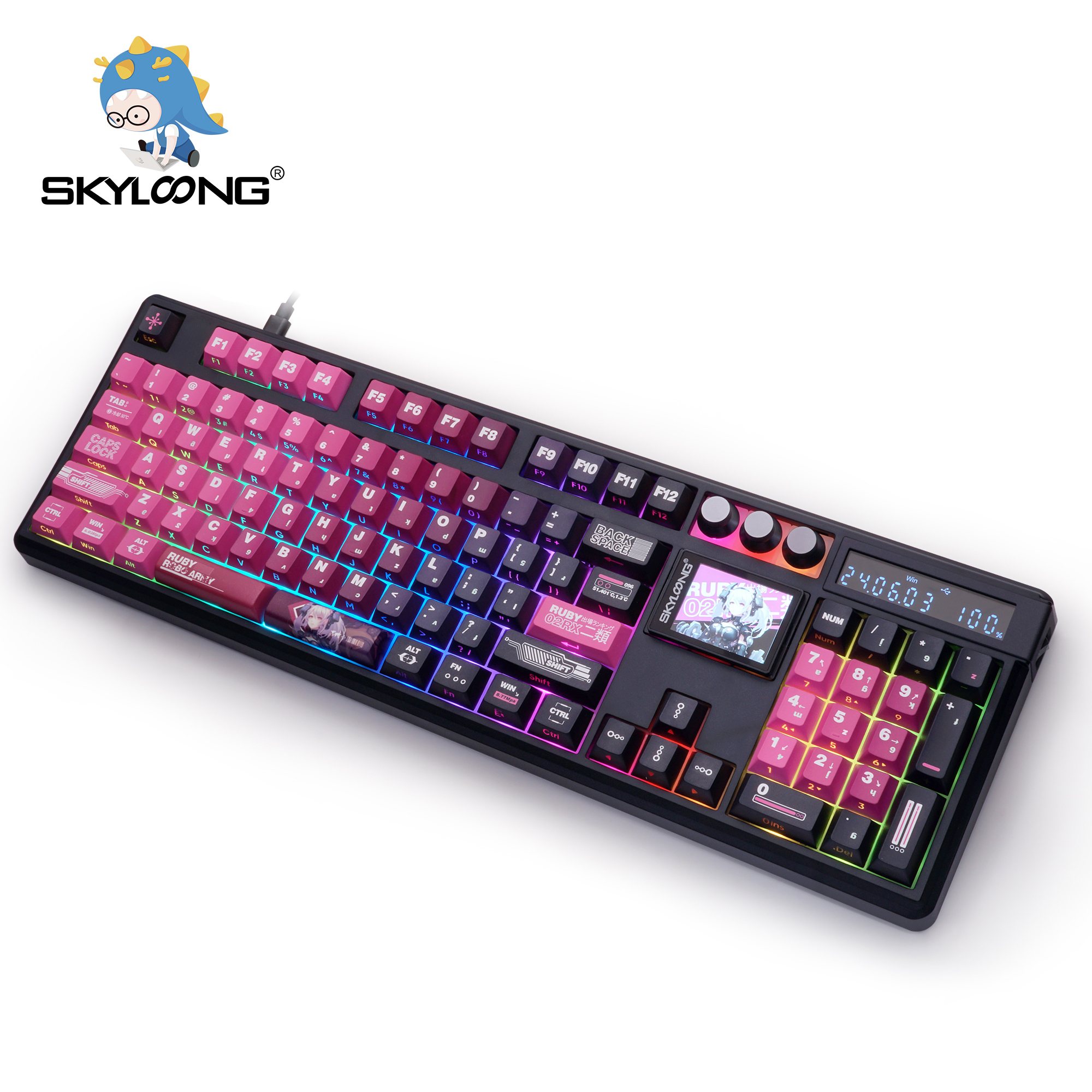 SKYLOONG GK104 Pro Mechanical  - Pc Gaming Fullset recensie en prijs