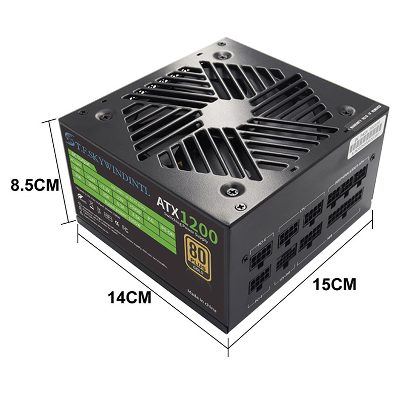 PCIE 5.0 1200W PC Power Supply - Pc Gaming Fullset recensie en prijs