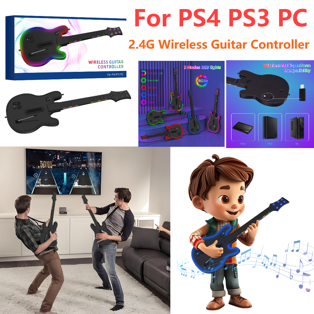 2.4G Wireless Guitar Controlle - Joystick Pc Gaming recensie en prijs