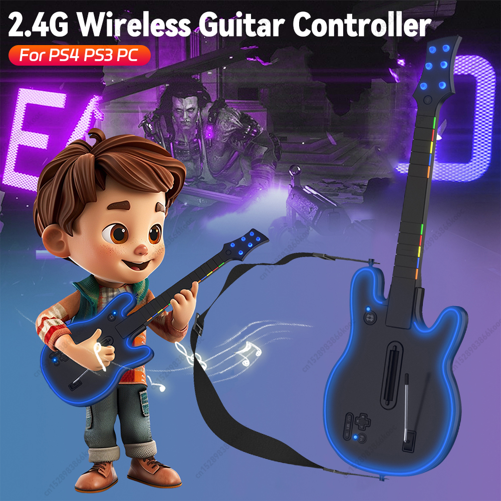 2.4G Wireless Guitar Controlle - Joystick Pc Gaming recensie en prijs