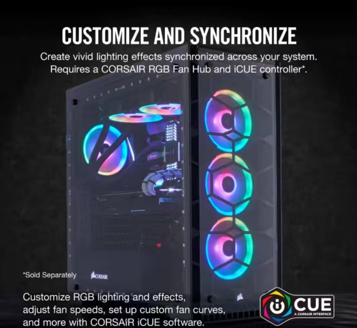 CORSAIR LL120 RGB 120mm Dual L - Argb Case Fan recensie en prijs