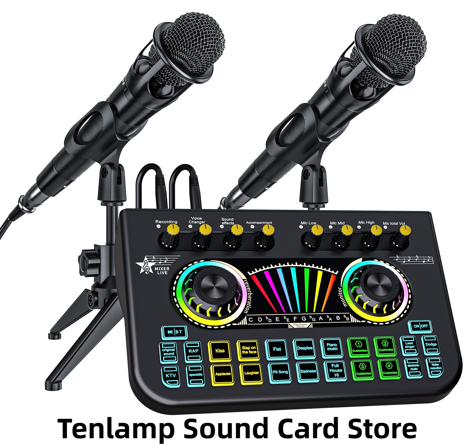 Tenlamp Sound Board to Play Mu - Pc Gaming Fullset recensie en prijs