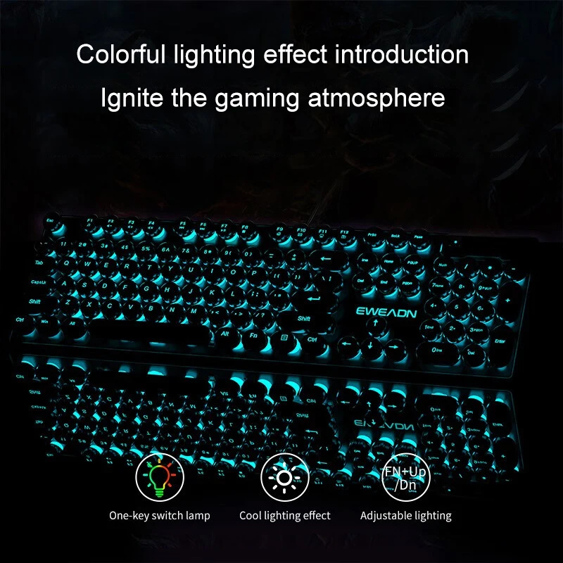 Retro Punk Mechanical Feel Key - Wireless Gaming Mouse recensie en prijs