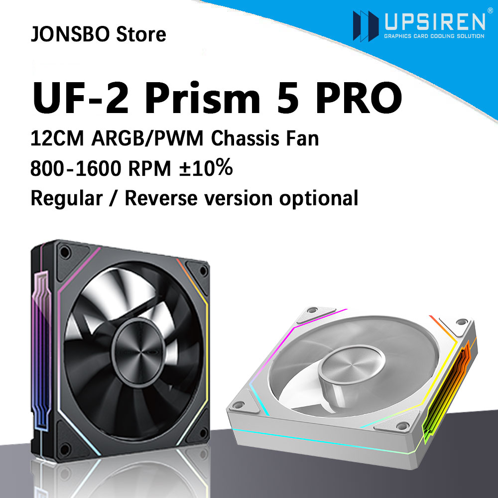 UPSIREN UF-2 PRISM 5 PRO 12CM  - Argb Case Fan recensie en prijs