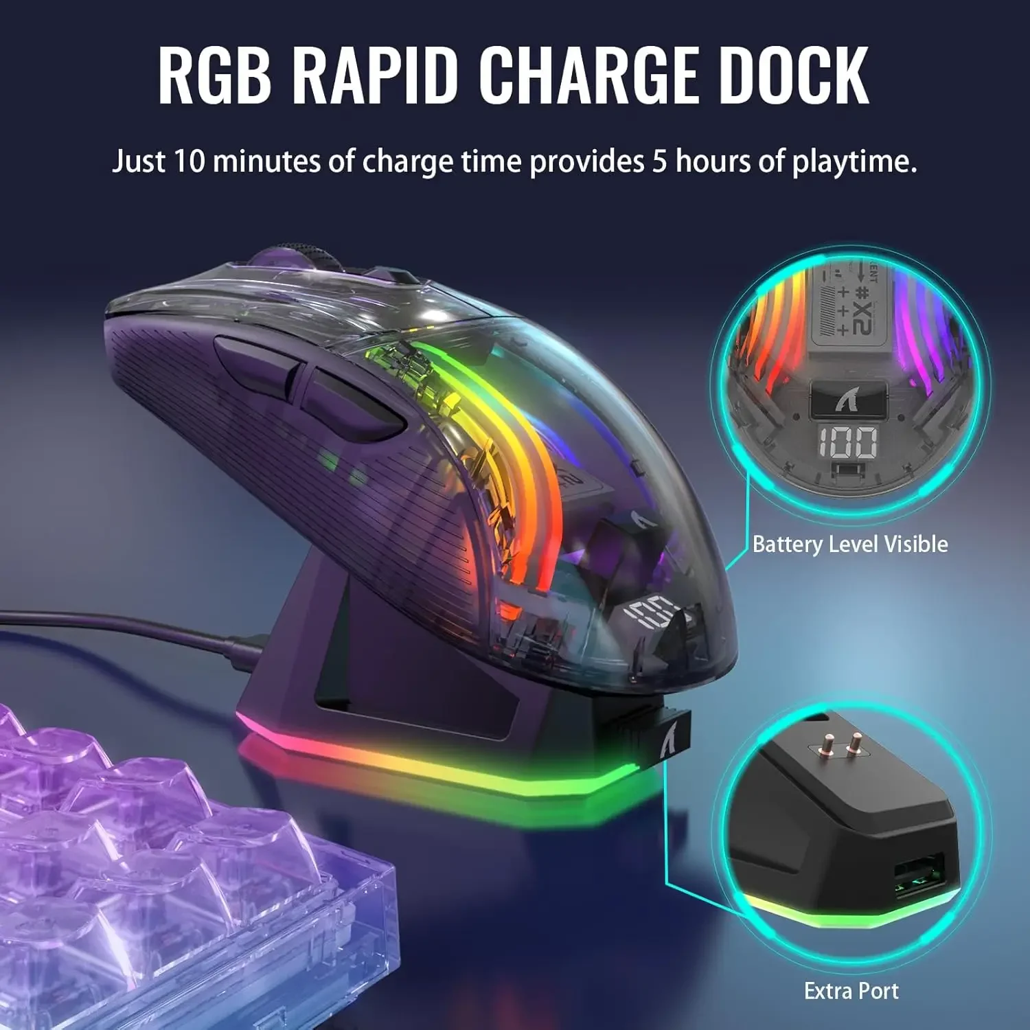 ATTACK SHARK X2 Pro Triple Mod - Wireless Gaming Mouse recensie en prijs