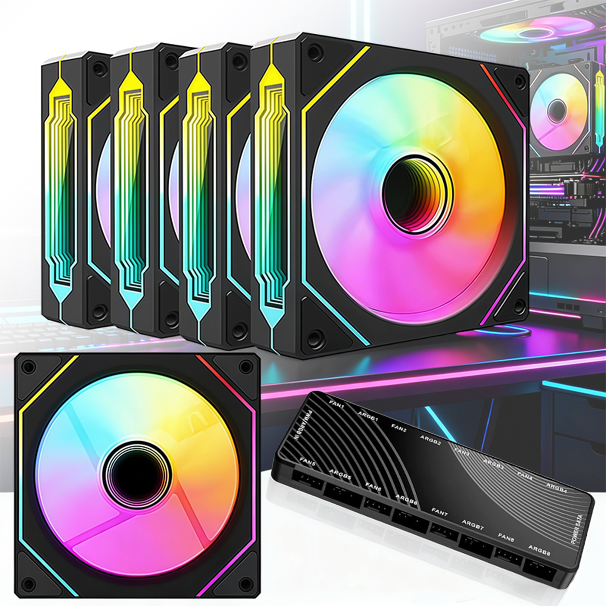 Prism 4 Pro 120mm Case Fan Com - Pc Gaming Custom recensie en prijs