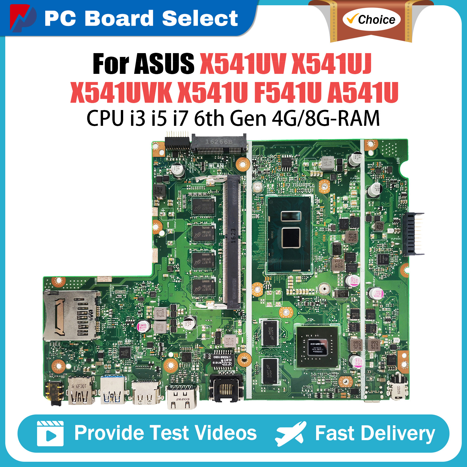 X541UV Laptop Motherboard For  - Pc Gaming I5 recensie en prijs