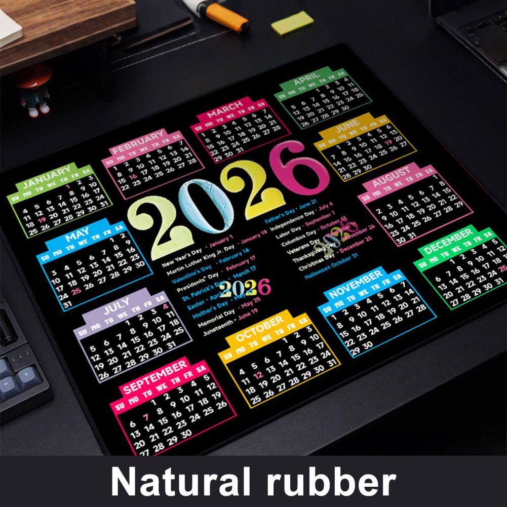 2026 Calendar Mouse Pad Waterp - Pc Gaming Desk recensie en prijs