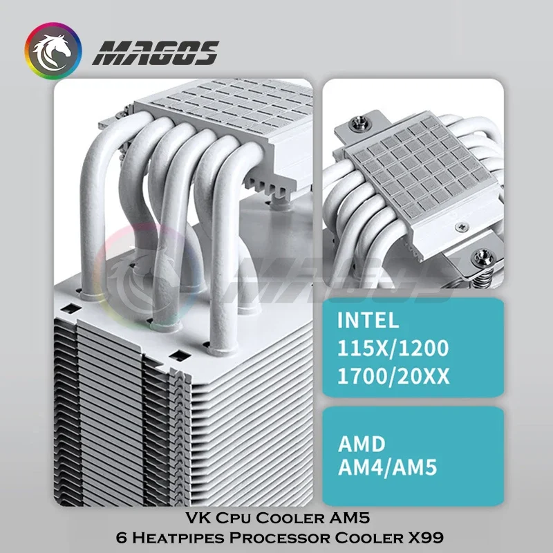 VK LGA 1700 CPU Cooler Compute - Argb Case Fan recensie en prijs