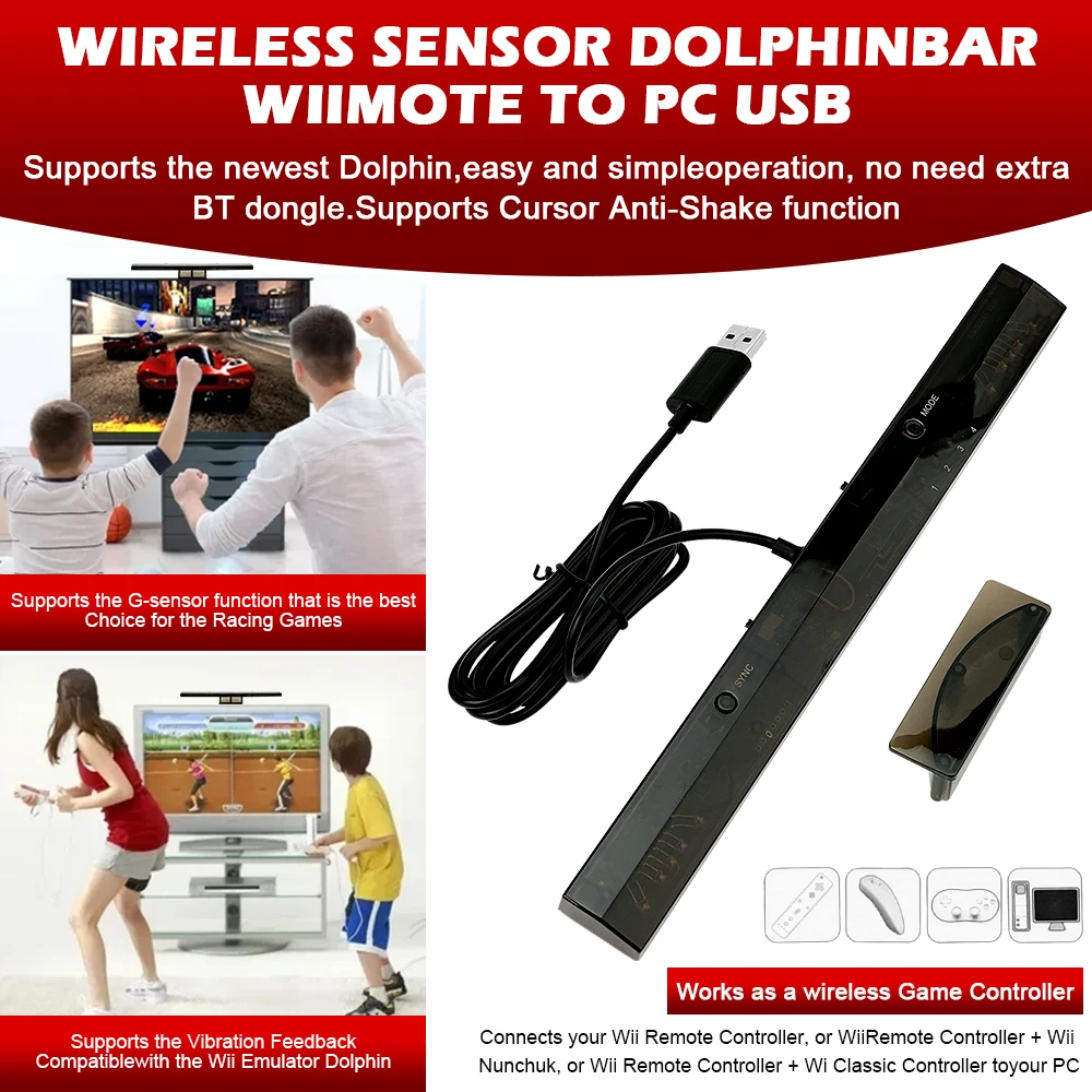 Wireless Sensor Dolphin Bar Ma - Joystick Pc Gaming recensie en prijs