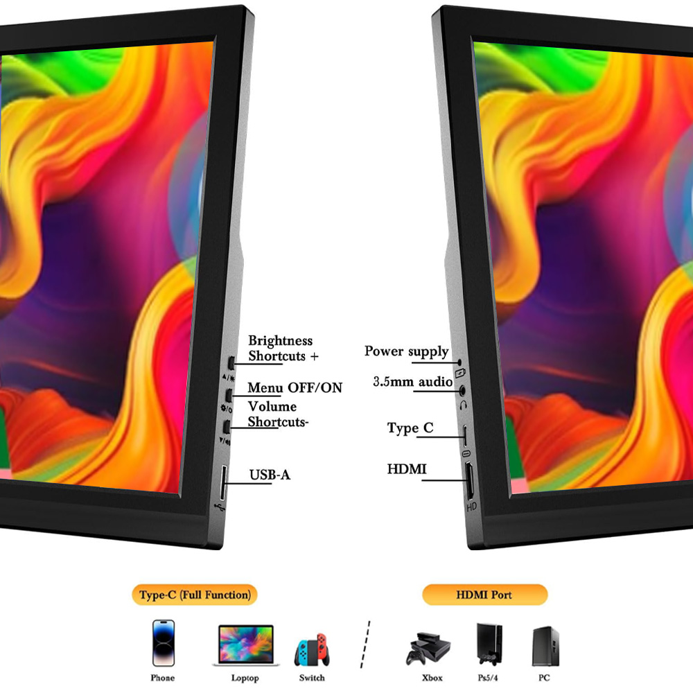 Portable Monitor 17.3 Full HD  - Pc Gaming Fullset recensie en prijs