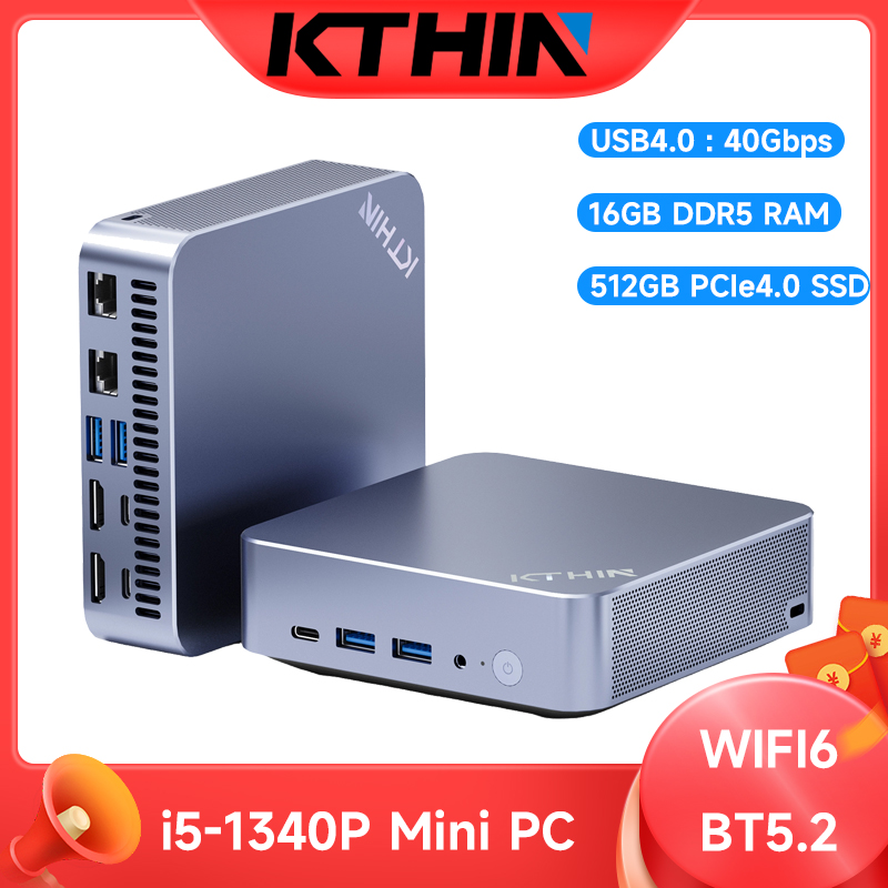 Mini PC Computer i5-1340P WIFI - Pc Gaming I5 recensie en prijs