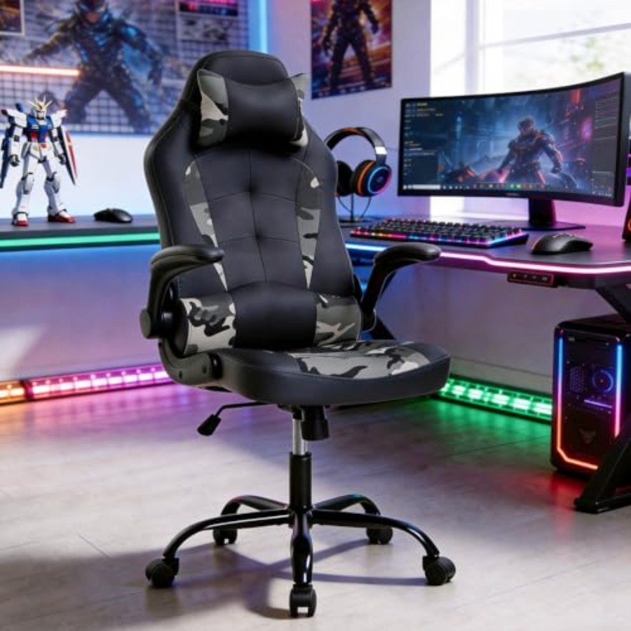 PC Gaming Chair Ergonomic Offi - Pc Gaming Desk recensie en prijs