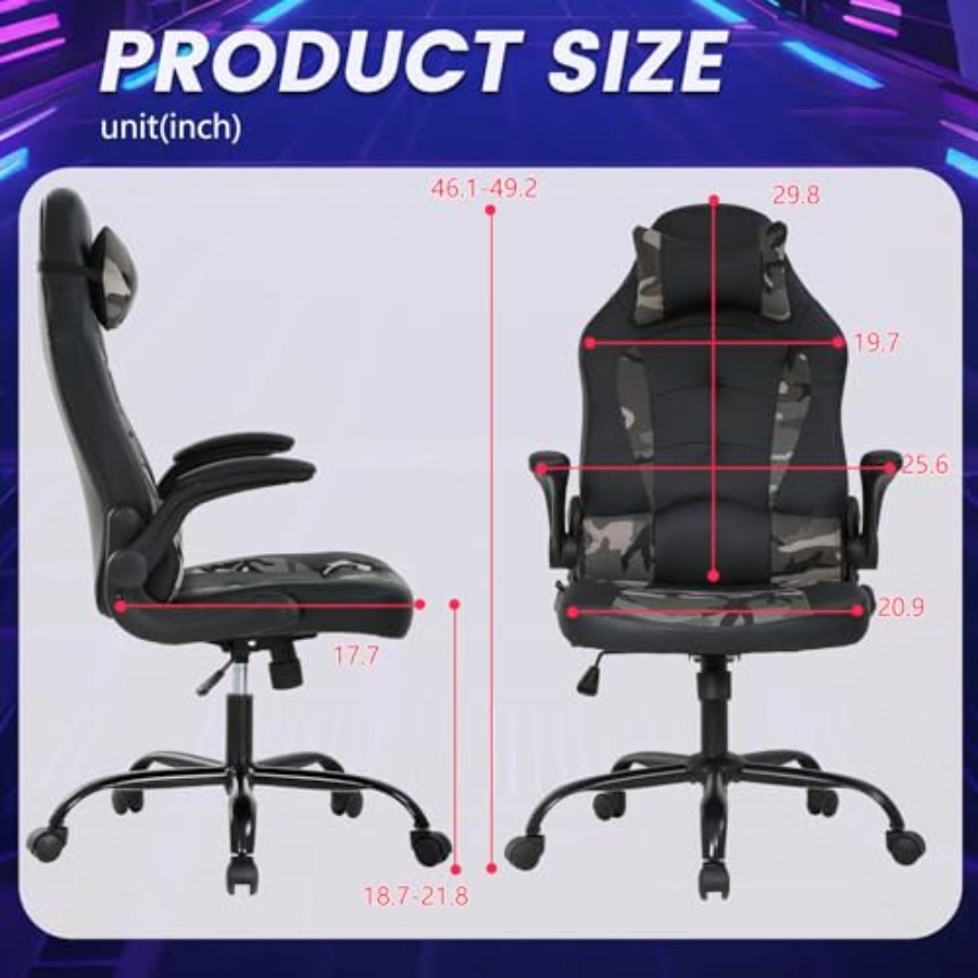 PC Gaming Chair Ergonomic Offi - Pc Gaming Desk recensie en prijs
