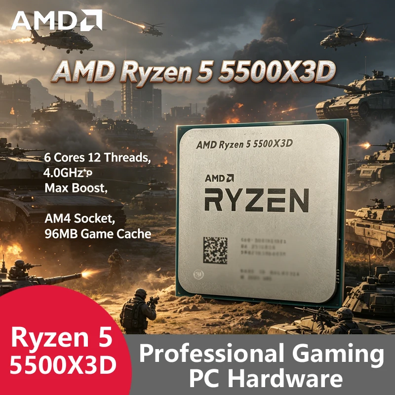 AMD Ryzen 5 5500X3D AM4 7nm Ga - Pc Gaming Custom recensie en prijs