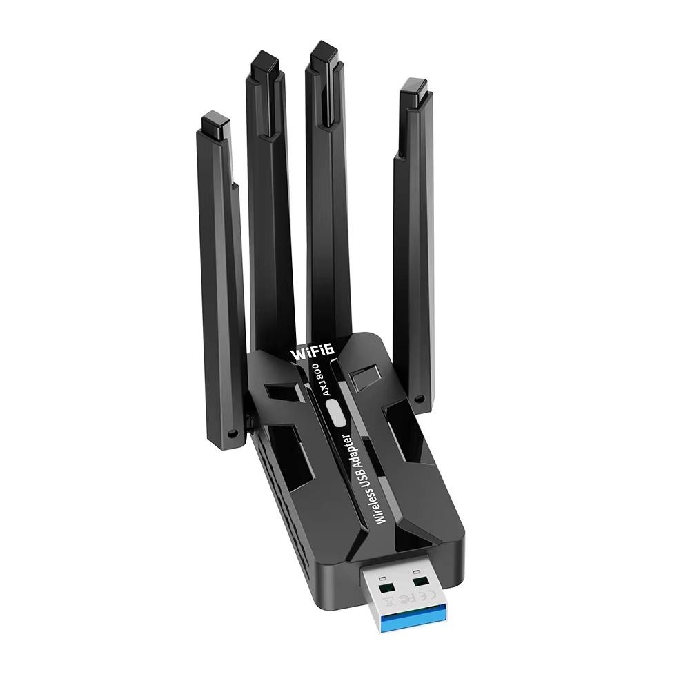WiFi 6 USB Adapter 1800Mbps Du - Pc Gaming Desk recensie en prijs
